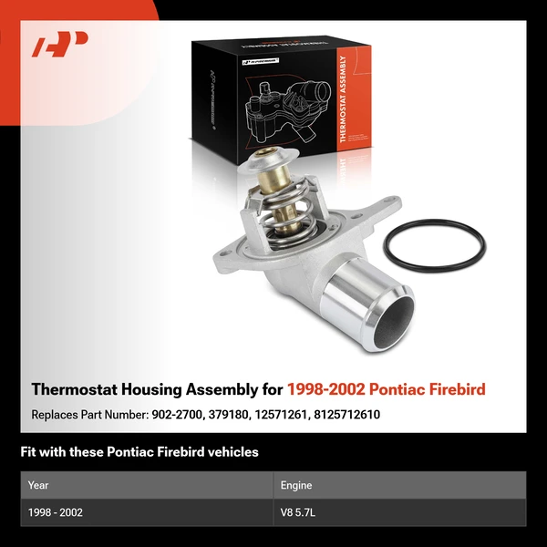 Thermostat Housing Assembly for 1998-2002 Pontiac Firebird