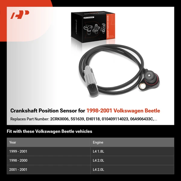 Crankshaft Position Sensor for 1998-2001 Volkswagen Beetle