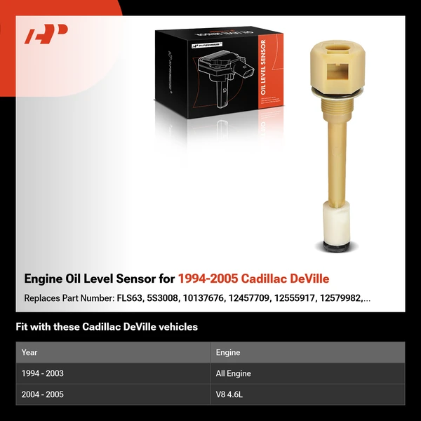 Engine Oil Level Sensor for 1994-2005 Cadillac DeVille