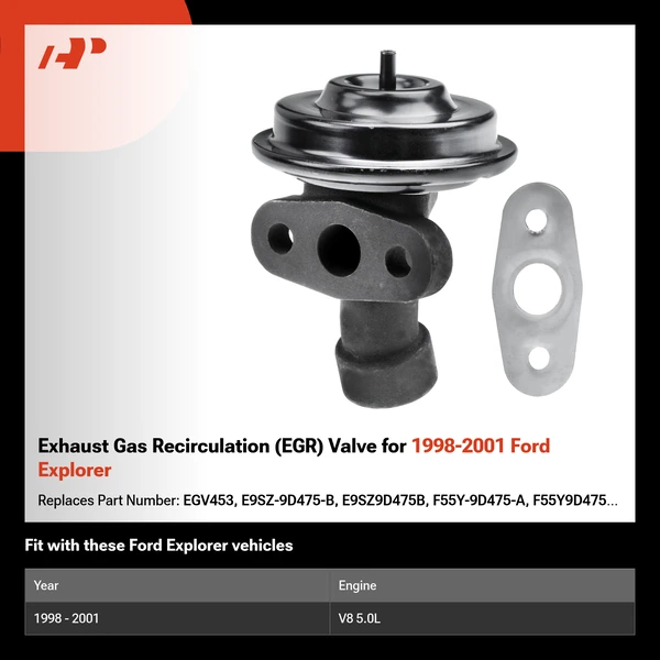 Exhaust Gas Recirculation (EGR) Valve for 1998-2001 Ford Explorer