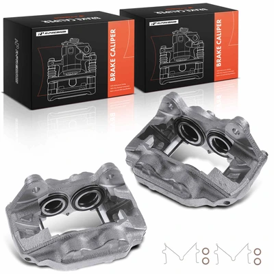 2003-2007 Toyota Land Cruiser 2pc Brake Caliper Front Driver & Passenger 4-Piston A-Premium APBC1167