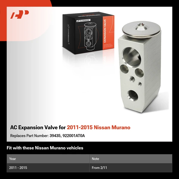 AC Expansion Valve for 2011-2015 Nissan Murano
