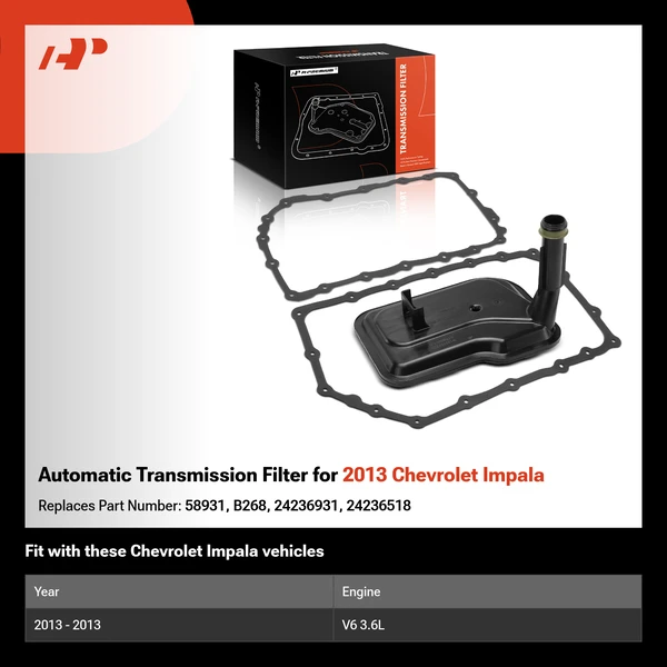 Automatic Transmission Filter for 2013 Chevrolet Impala