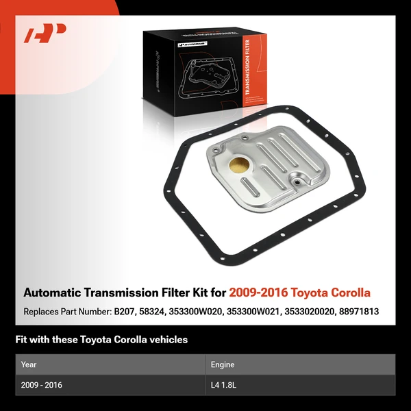 Automatic Transmission Filter Kit for 2009-2016 Toyota Corolla