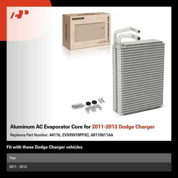 Aluminum AC Evaporator Core for 2011-2013 Dodge Charger