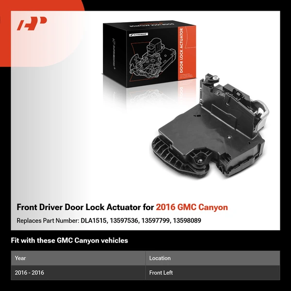Front Driver Door Lock Actuator for 2016 GMC Canyon