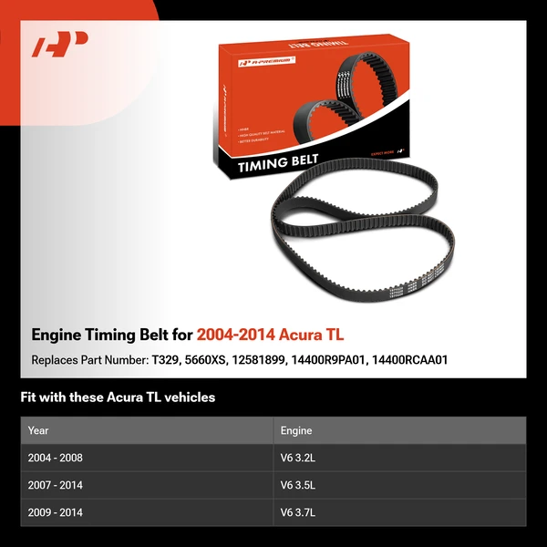 Engine Timing Belt for 2004-2014 Acura TL