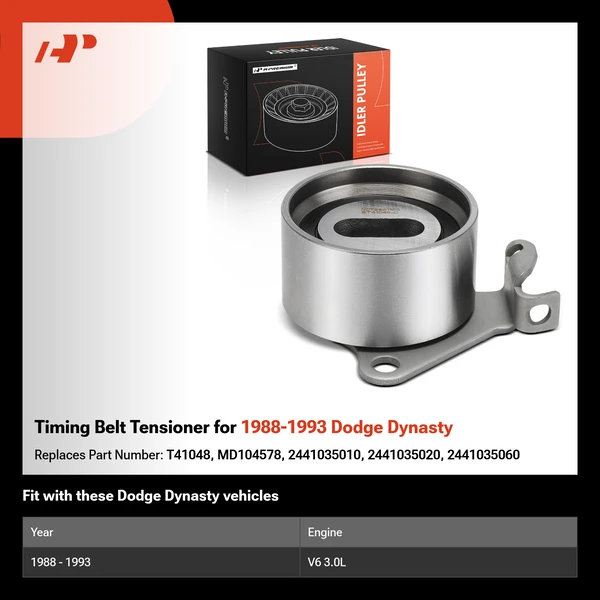 Timing Belt Tensioner for 1988-1993 Dodge Dynasty