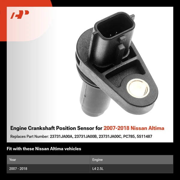 Engine Crankshaft Position Sensor for 2007-2018 Nissan Altima