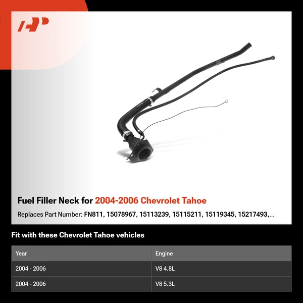 Fuel Filler Neck for 2004-2006 Chevrolet Tahoe