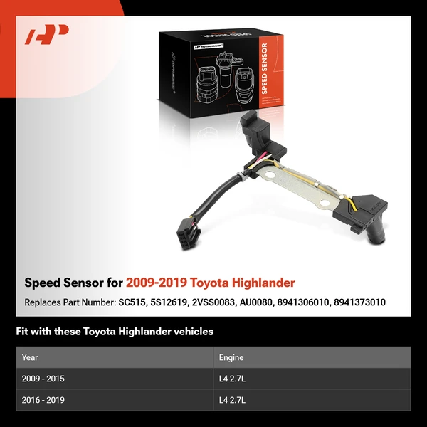 Speed Sensor for 2009-2019 Toyota Highlander