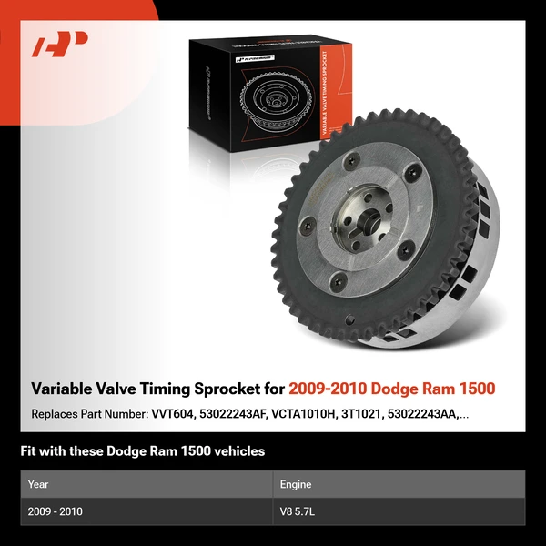 Variable Valve Timing Sprocket for 2009-2010 Dodge Ram 1500