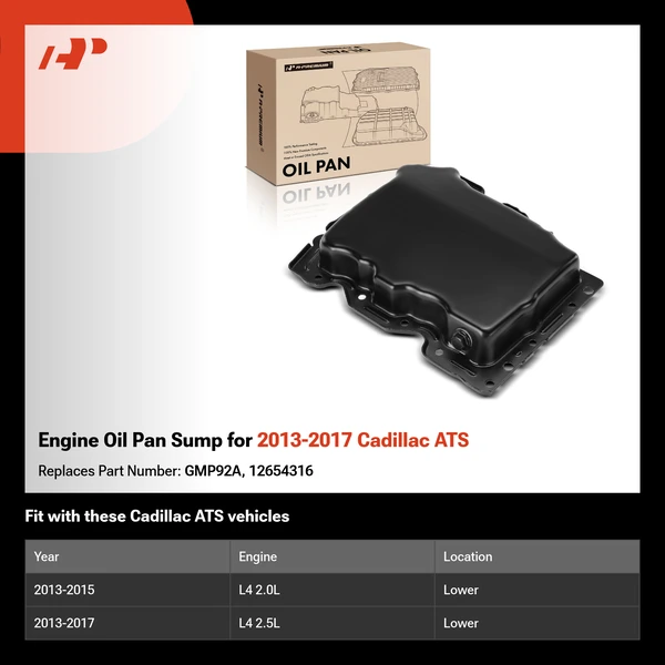 Engine Oil Pan Sump for 2013-2017 Cadillac ATS
