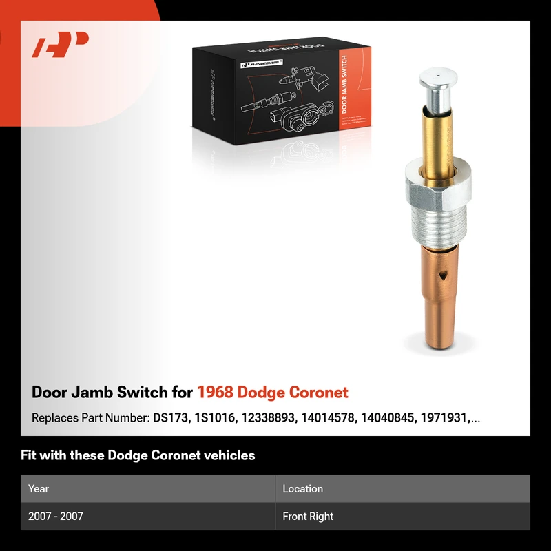 Door Jamb Switch for 1968 Dodge Coronet