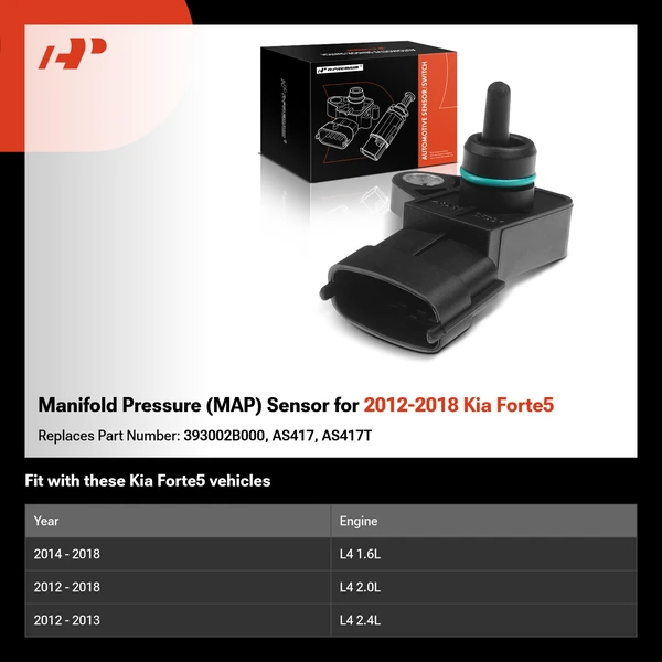 Manifold Pressure (MAP) Sensor for 2012-2018 Kia Forte5