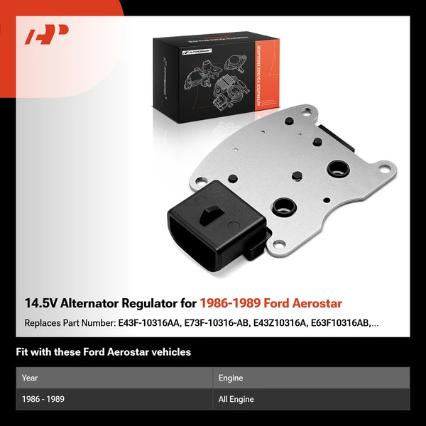 14.5V Alternator Regulator for 1986-1989 Ford Aerostar