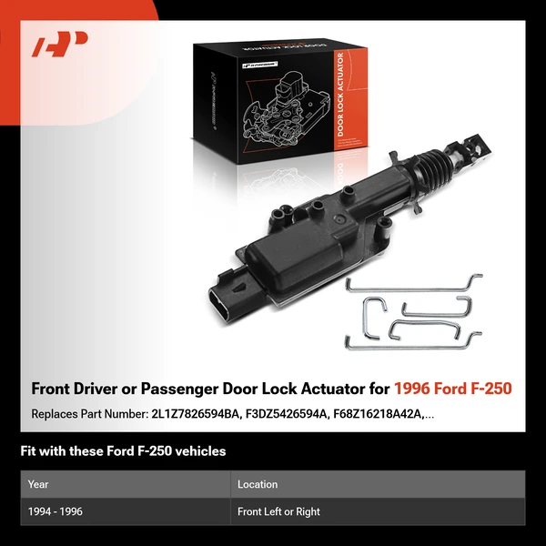 Front Driver or Passenger Door Lock Actuator for 1996 Ford F-250