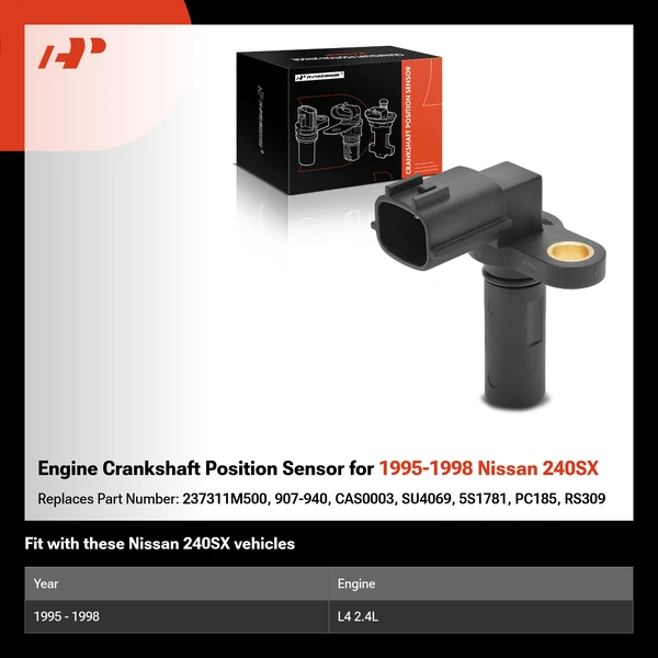 Engine Crankshaft Position Sensor for 1995-1998 Nissan 240SX