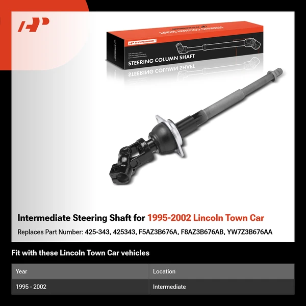 Intermediate Steering Shaft for 1995-2002 Lincoln Town Car