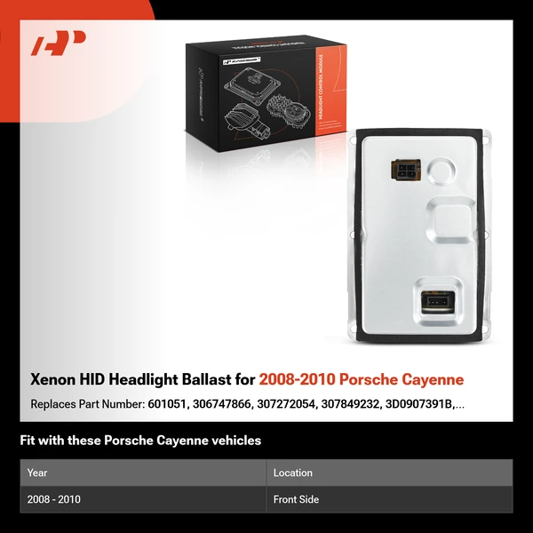 Xenon HID Headlight Ballast for 2008-2010 Porsche Cayenne