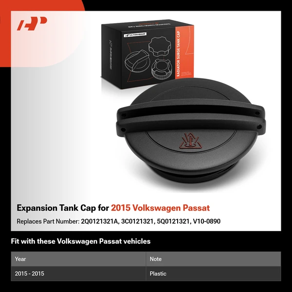 Expansion Tank Cap for 2015 Volkswagen Passat