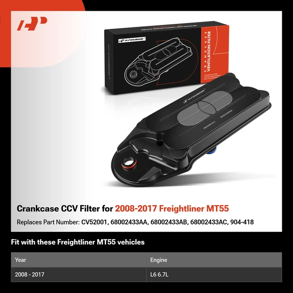 Crankcase CCV Filter for 2008-2017 Freightliner MT55