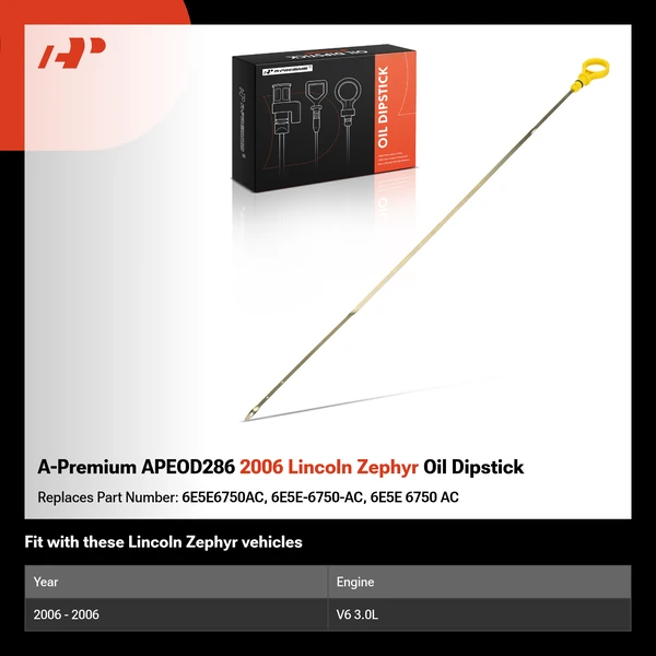 A-Premium APEOD286 2006 Lincoln Zephyr Oil Dipstick