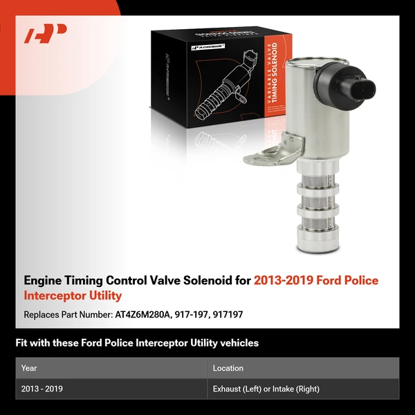 Engine Timing Control Valve Solenoid for 2013-2019 Ford Police Interceptor Utility