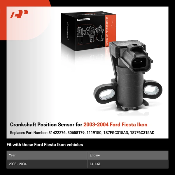 Crankshaft Position Sensor for 2003-2004 Ford Fiesta Ikon