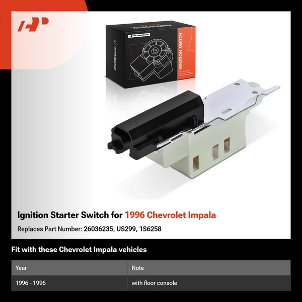 Ignition Starter Switch for 1996 Chevrolet Impala