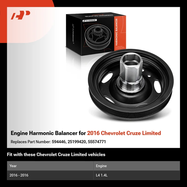 Engine Harmonic Balancer for 2016 Chevrolet Cruze Limited