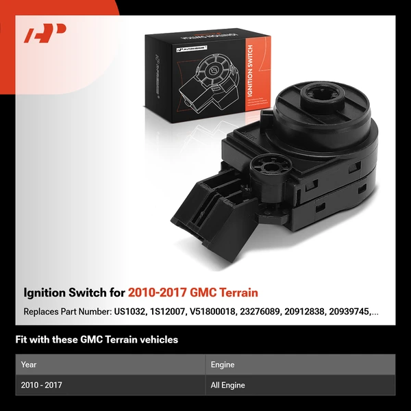 Ignition Switch for 2010-2017 GMC Terrain