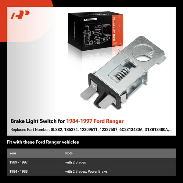 Brake Light Switch for 1984-1997 Ford Ranger