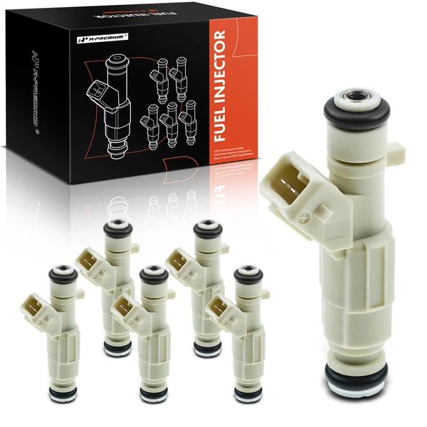 6-Pc Fuel Injector 2-Blade Terminal A-Premium APFI131