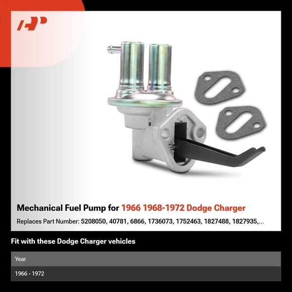 Mechanical Fuel Pump for 1966 1968-1972 Dodge Charger