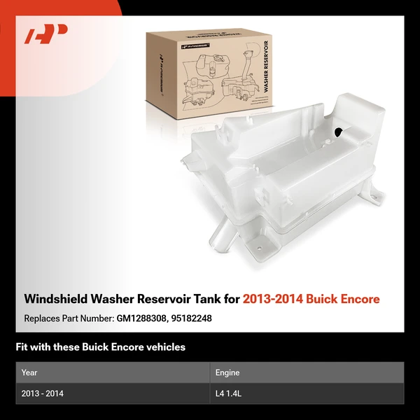 Windshield Washer Reservoir Tank for 2013-2014 Buick Encore