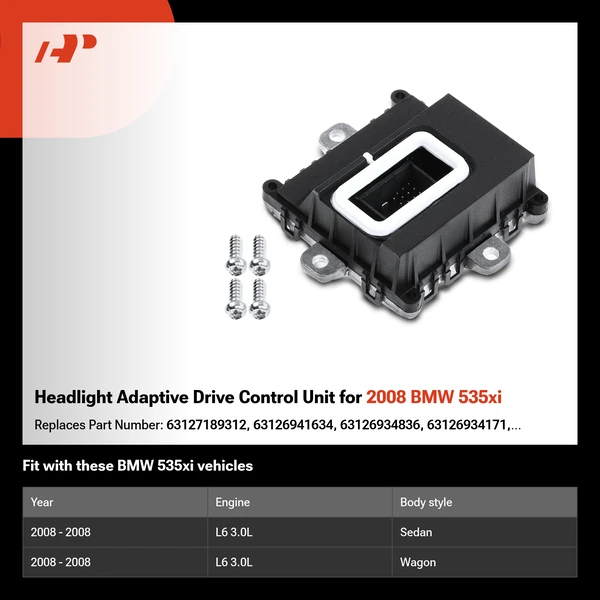 Headlight Adaptive Drive Control Unit for 2008 BMW 535xi