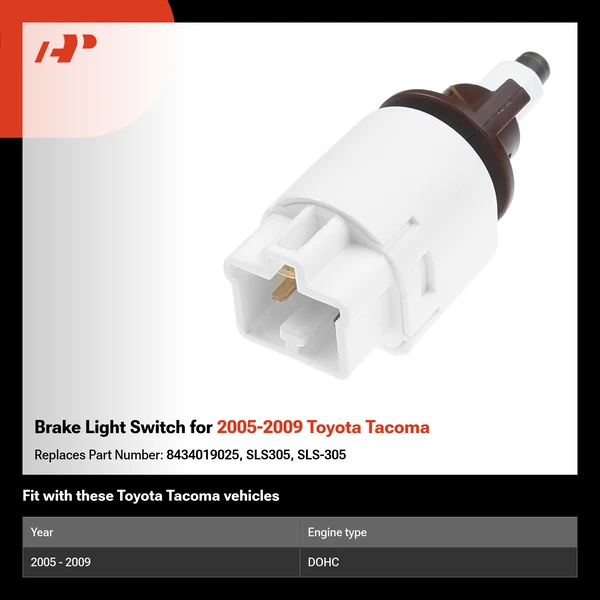 Brake Light Switch for 2005-2009 Toyota Tacoma