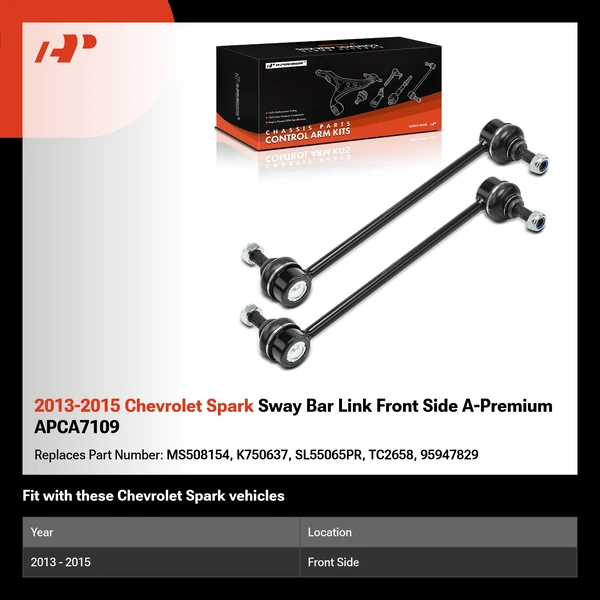 2013-2015 Chevrolet Spark Sway Bar Link Front Side A-Premium APCA7109