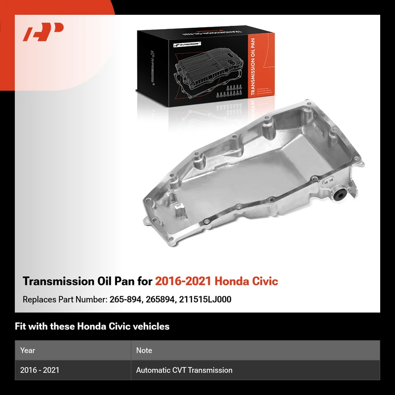 Transmission Oil Pan for 2016-2021 Honda Civic