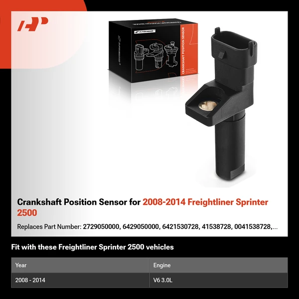 Crankshaft Position Sensor for 2008-2014 Freightliner Sprinter 2500
