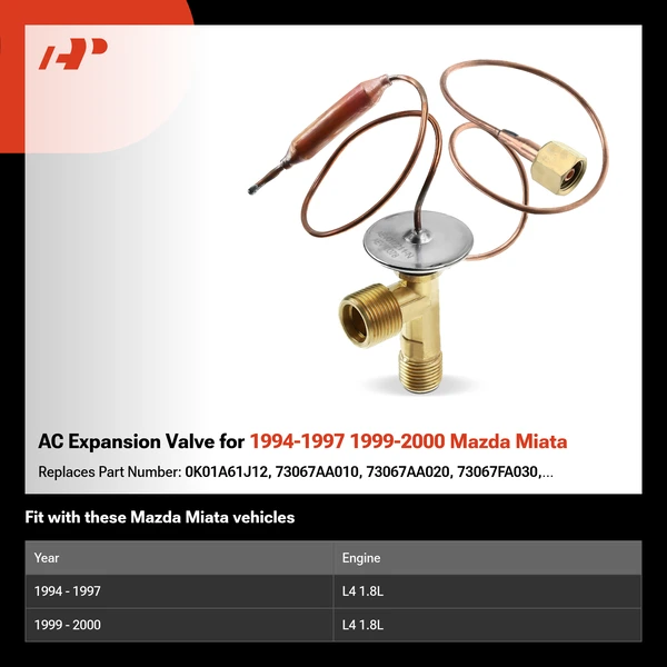AC Expansion Valve for 1994-1997 1999-2000 Mazda Miata