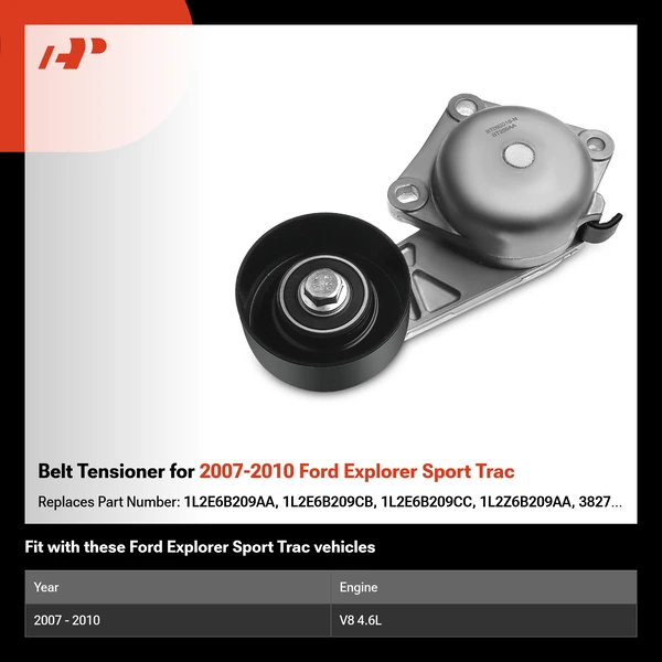 Belt Tensioner for 2007-2010 Ford Explorer Sport Trac