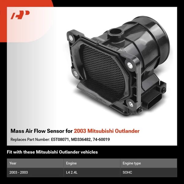 Mass Air Flow Sensor for 2003 Mitsubishi Outlander