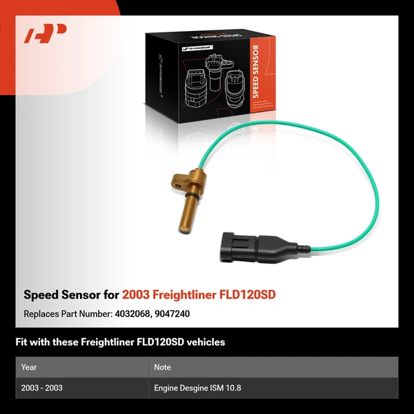 Speed Sensor for 2003 Freightliner FLD120SD