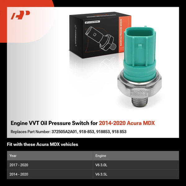 Engine VVT Oil Pressure Switch for 2014-2020 Acura MDX