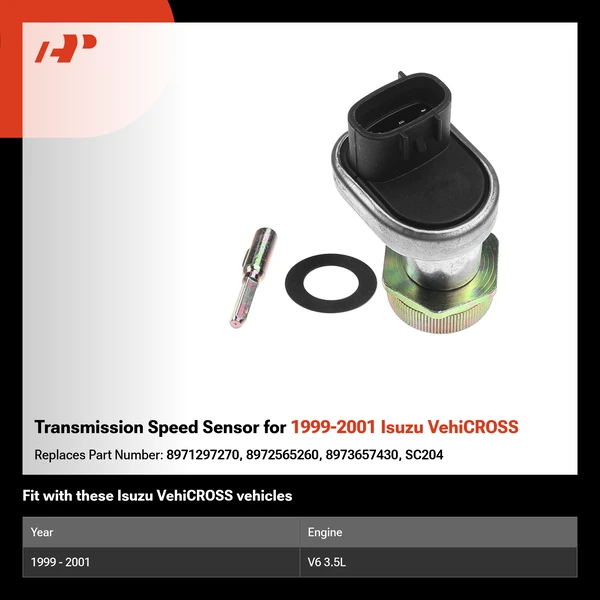 Transmission Speed Sensor for 1999-2001 Isuzu VehiCROSS