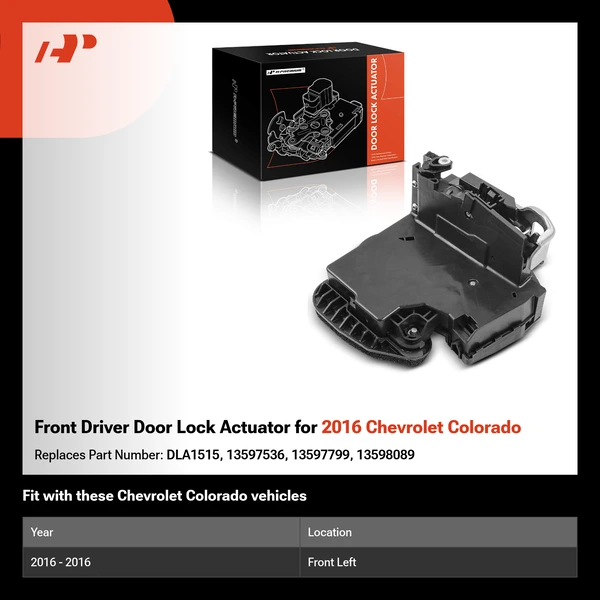 Front Driver Door Lock Actuator for 2016 Chevrolet Colorado