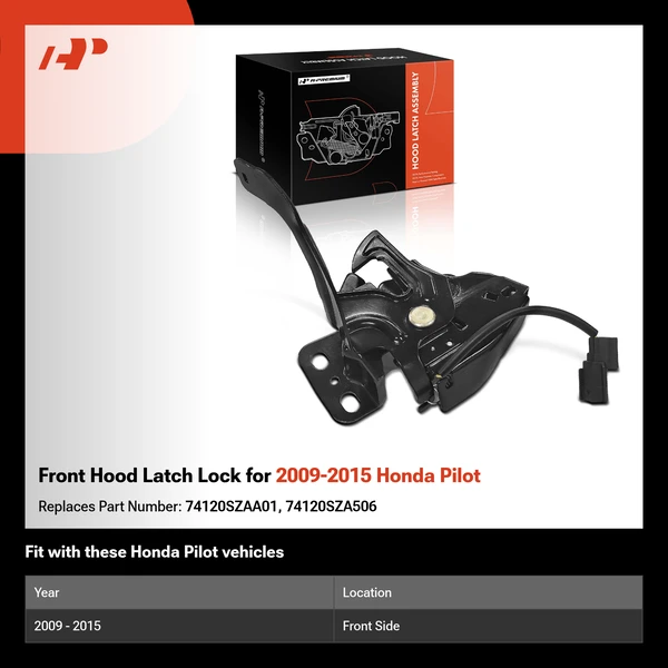 Front Hood Latch Lock for 2009-2015 Honda Pilot