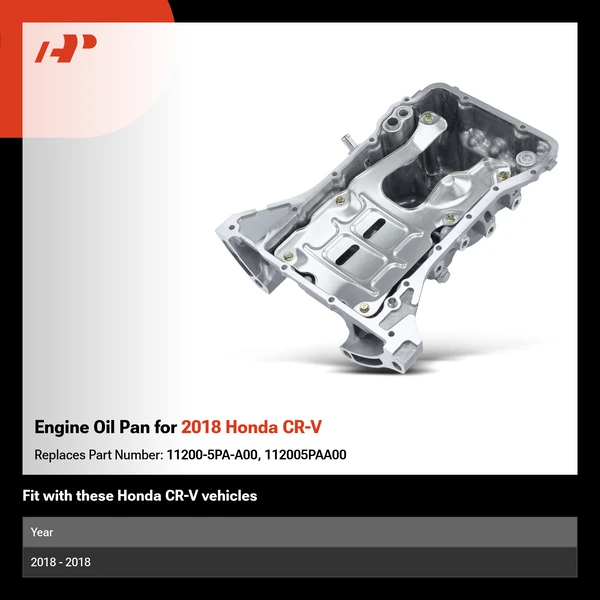 Engine Oil Pan for 2018 Honda CR-V